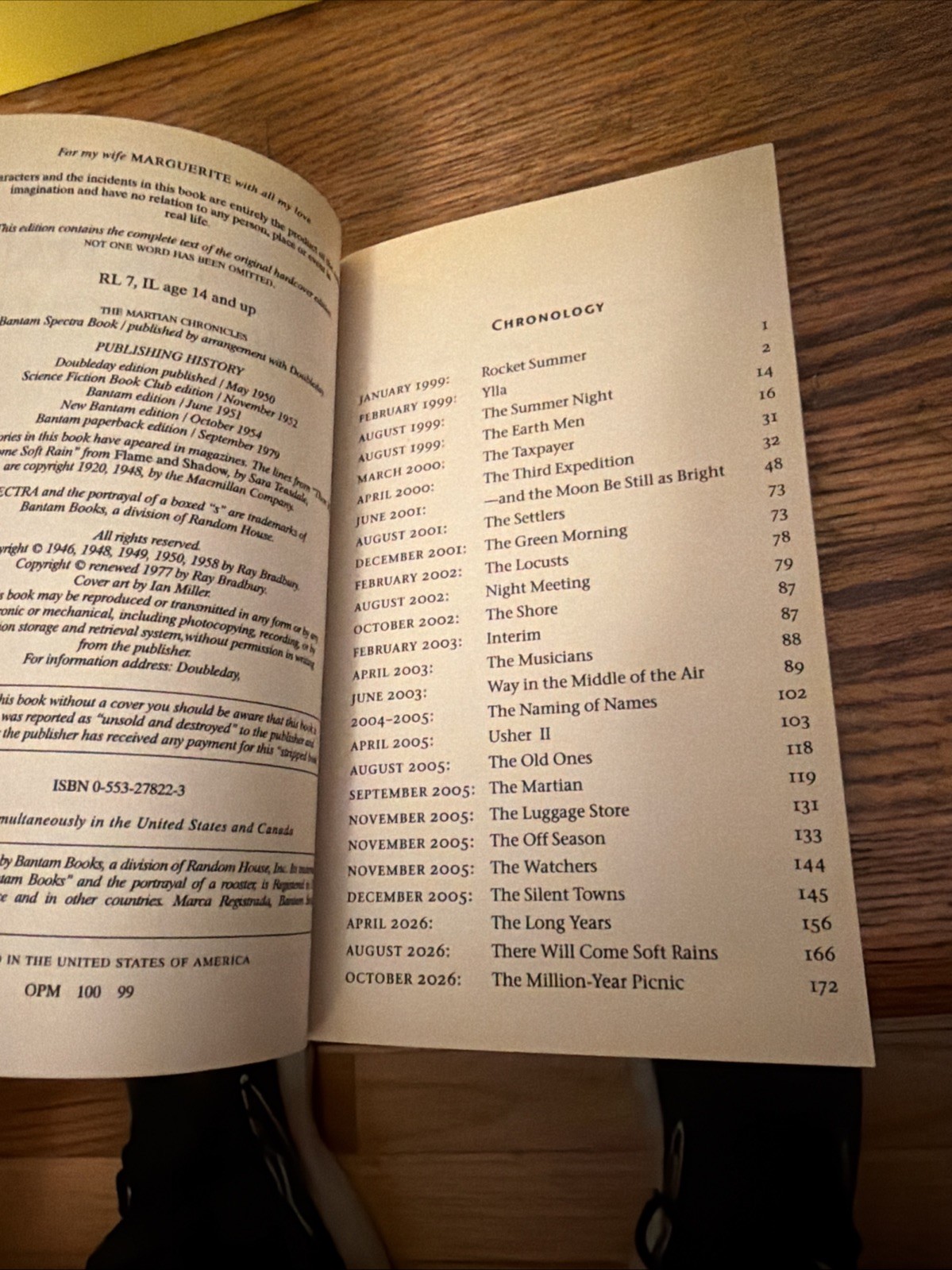 THE MARTIAN CHRONICLES by Ray Bradbury – Grand Master Edition – Bantam PB 1979