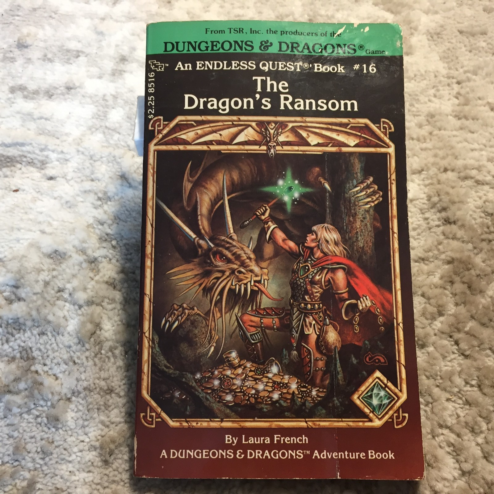 The Dragon’s Ransom Laura French Endless Quest #16 1984 TSR Dungeons And Dragons