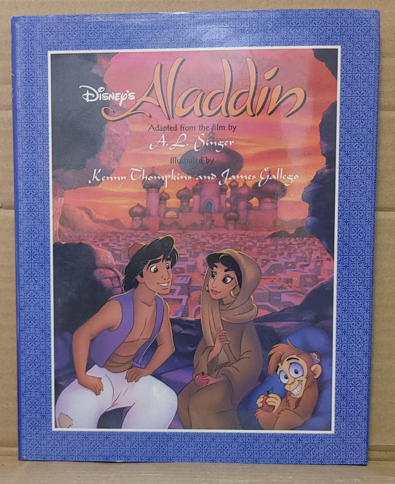 Vintage Disney Press Hardcover books – 1990’s Lot Of 6 Snow White, Aladdin, Etc.