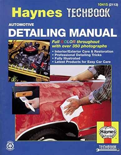 Automotive Detailing Manual (Haynes Repair – Paperback, by Haynes – Very Good