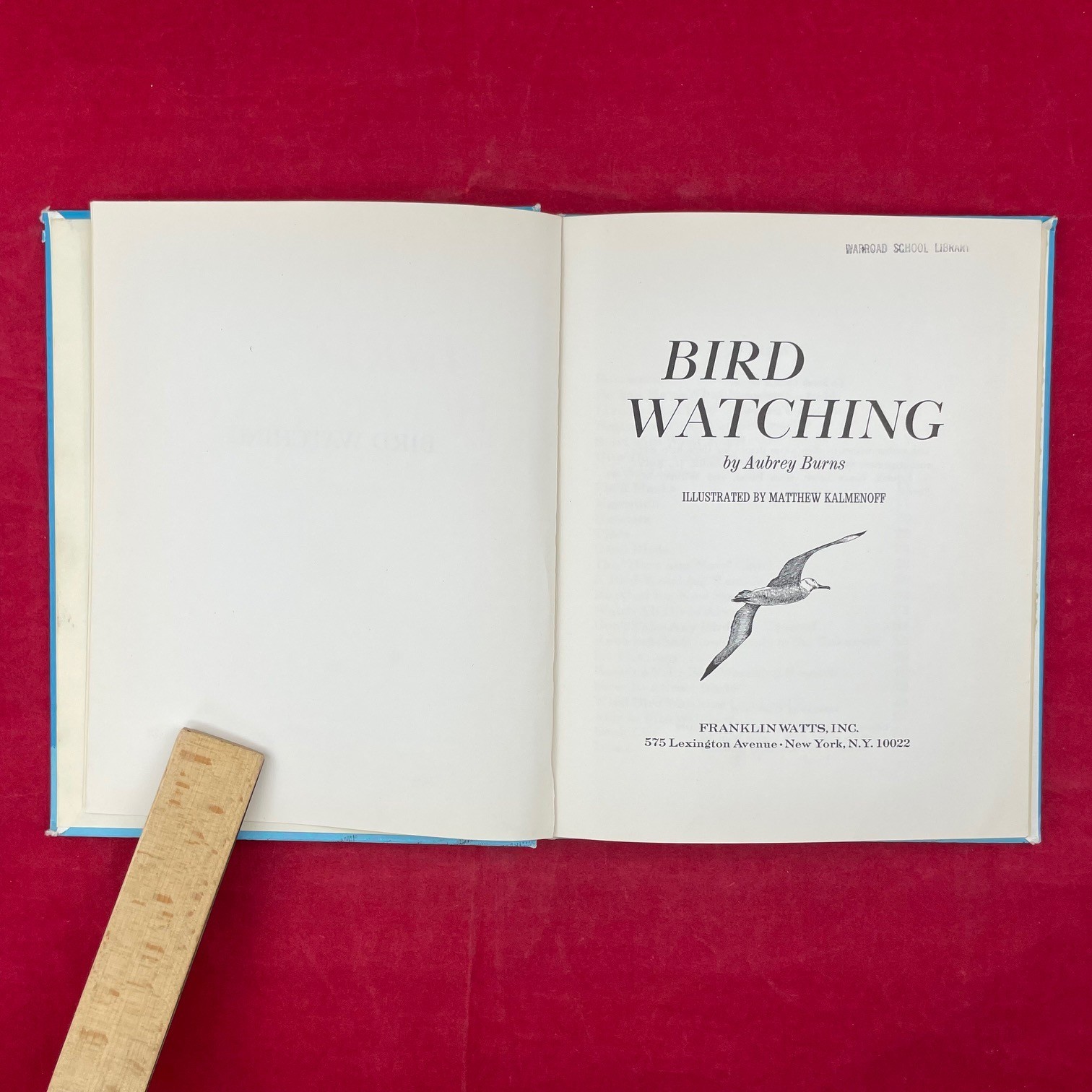 Vintage 1968 Bird Watching Aubrey Burns Hardcover Book – Discard