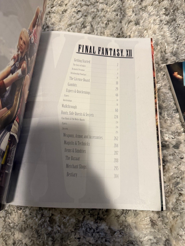 FINAL FANTASY XII Official Strategy Guide book 2006 + ART COLLECTION GUIDE NFR