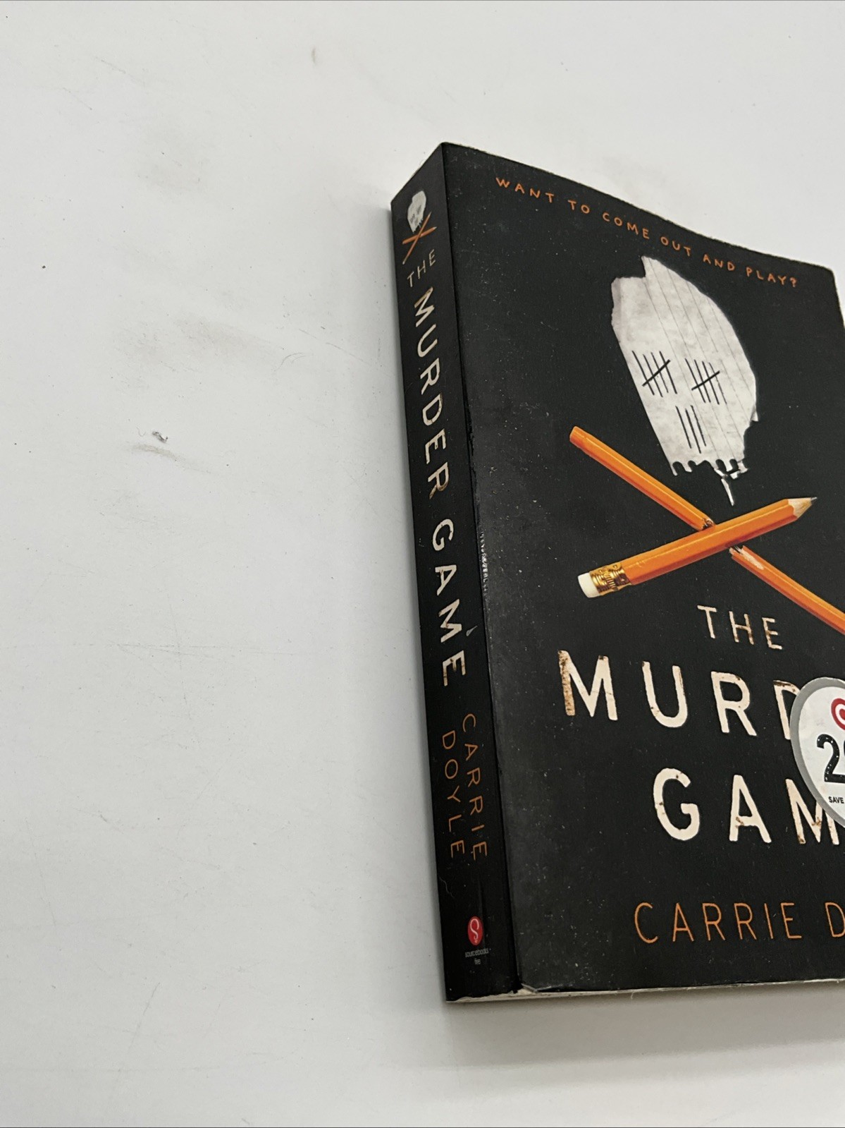 The Murder Game By Carrie Doyle, Murder Mystery Novel, Paperback, AI