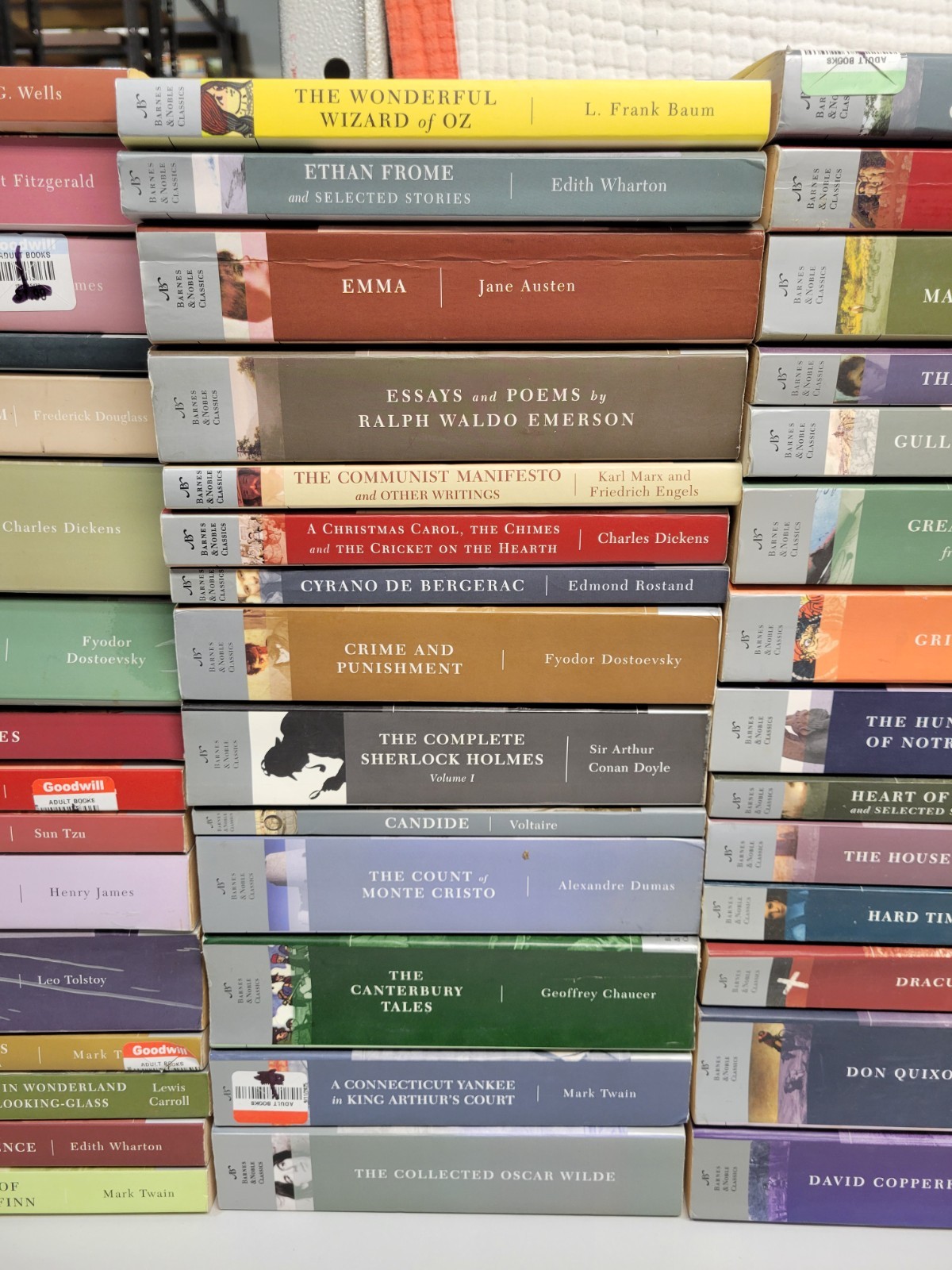 Huge Lot of 103 Barnes & Noble Classics Literature PB Books Various Author