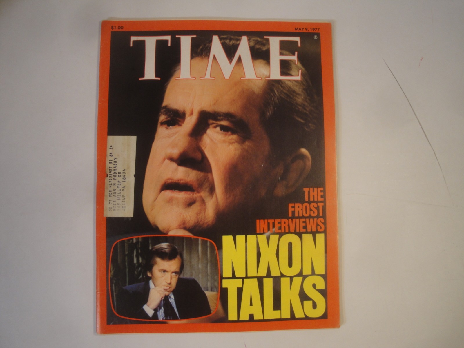 TIME MAGAZINE NIXON LOT/10 ISSUES 1968-1977 ERA