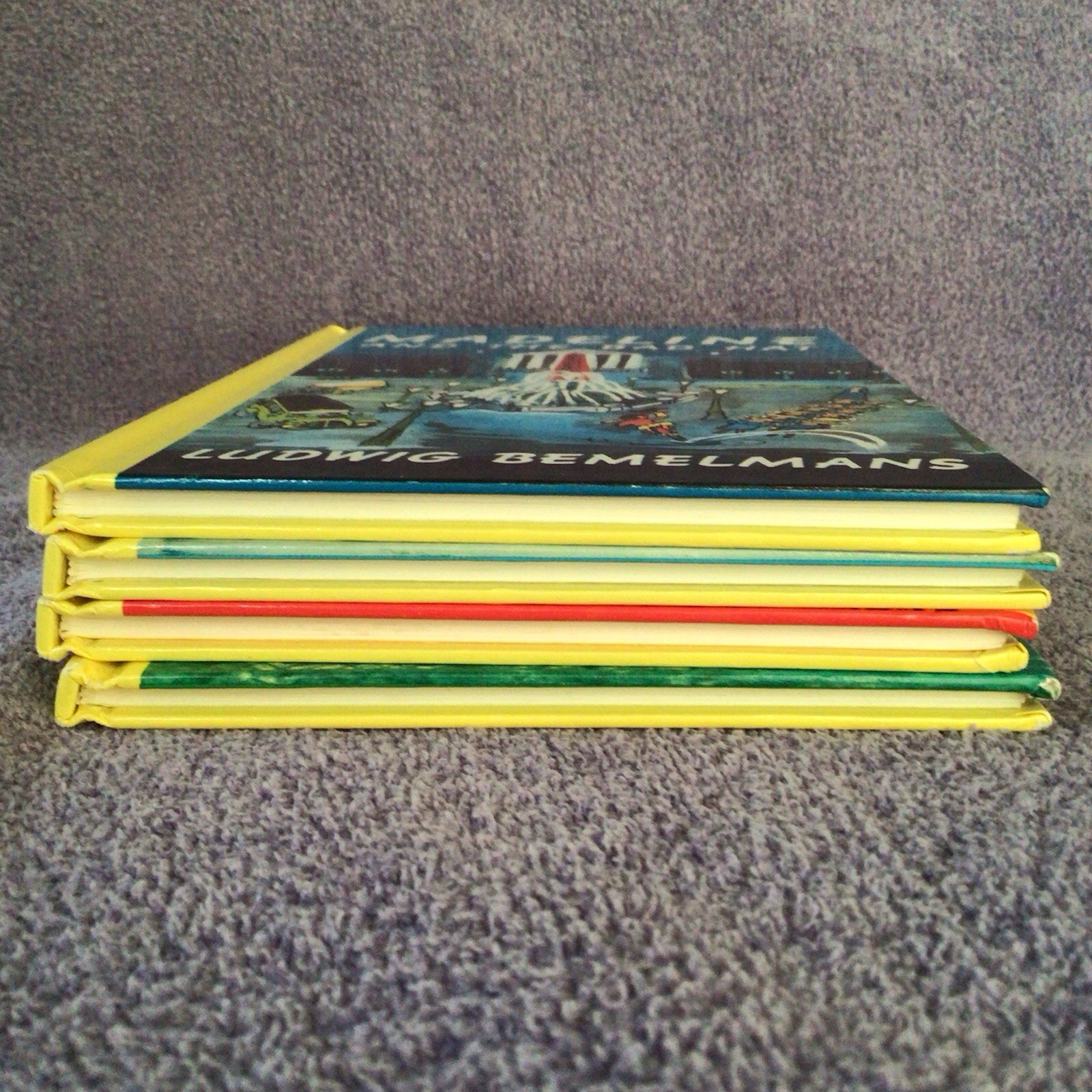 ✨4 Vintage 1992 MADELINE BOOK LOT By Ludwig Bemelmans – Trade Size Hardcover