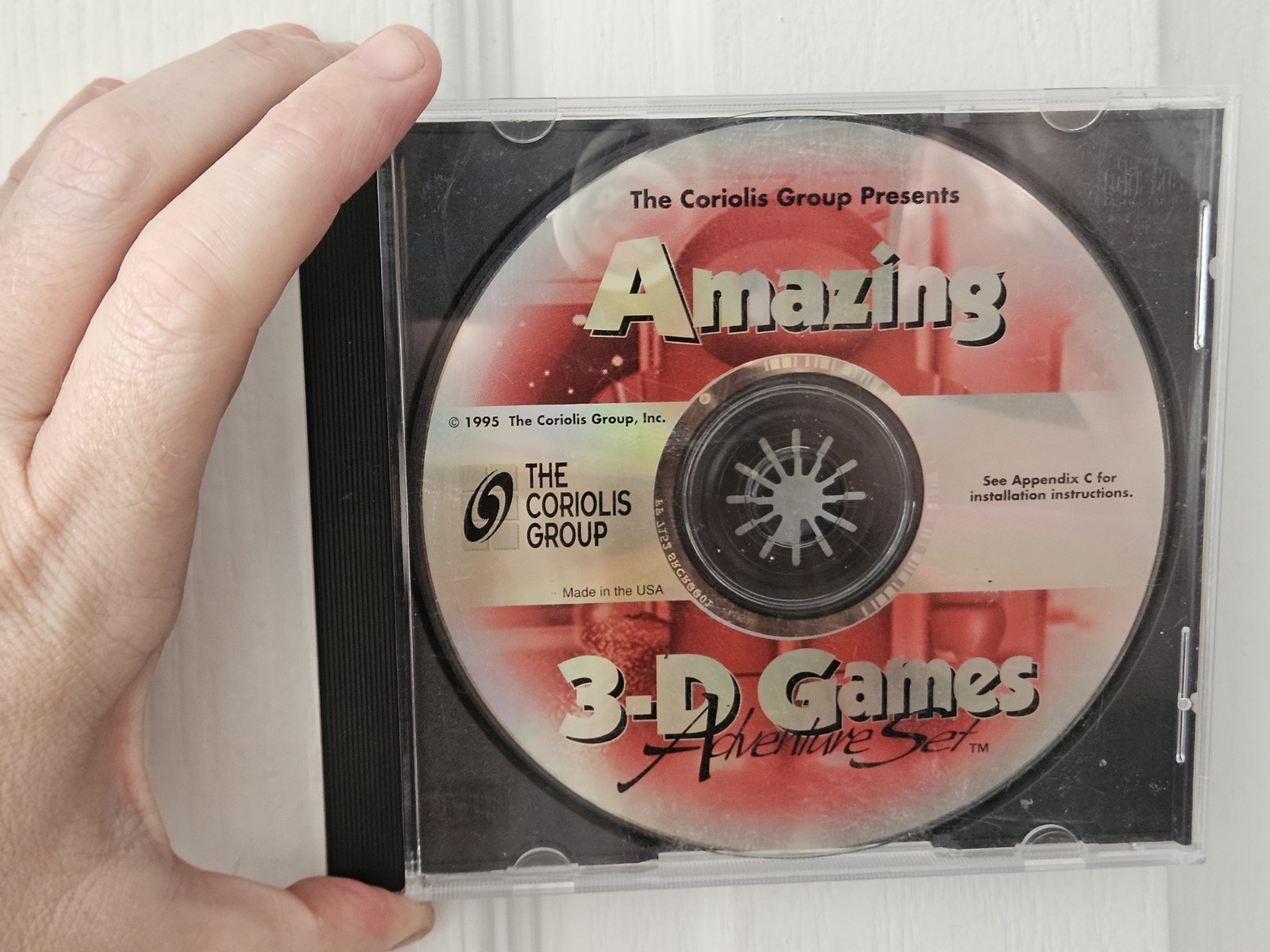 Amazing 3-D Games Adventure Set PC Computer Vintage Disc 1995 Coriolis GroupRARE