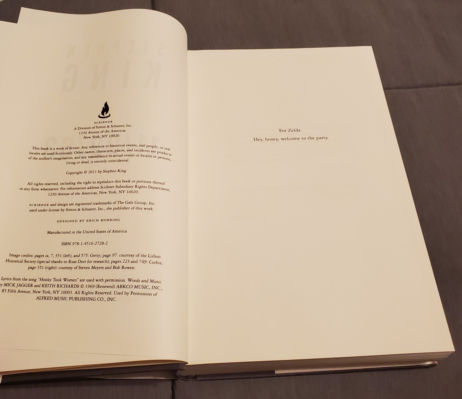 11/22/63: A Novel by Stephen King (English) Hardcover Book (2011 Scribner)