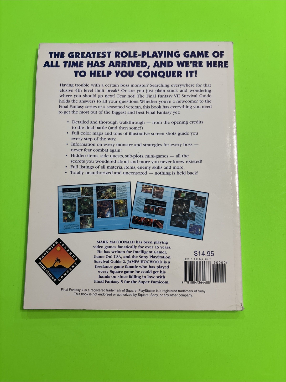 Final Fantasy VII Complete Survival Guide by Mark MacDonald and James Hogwood