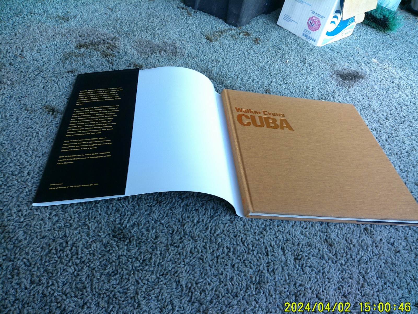 WALKER EVANS CUBA. Essay by Andrei Codrescu. 2001 Getty Trust Publication w/DJ