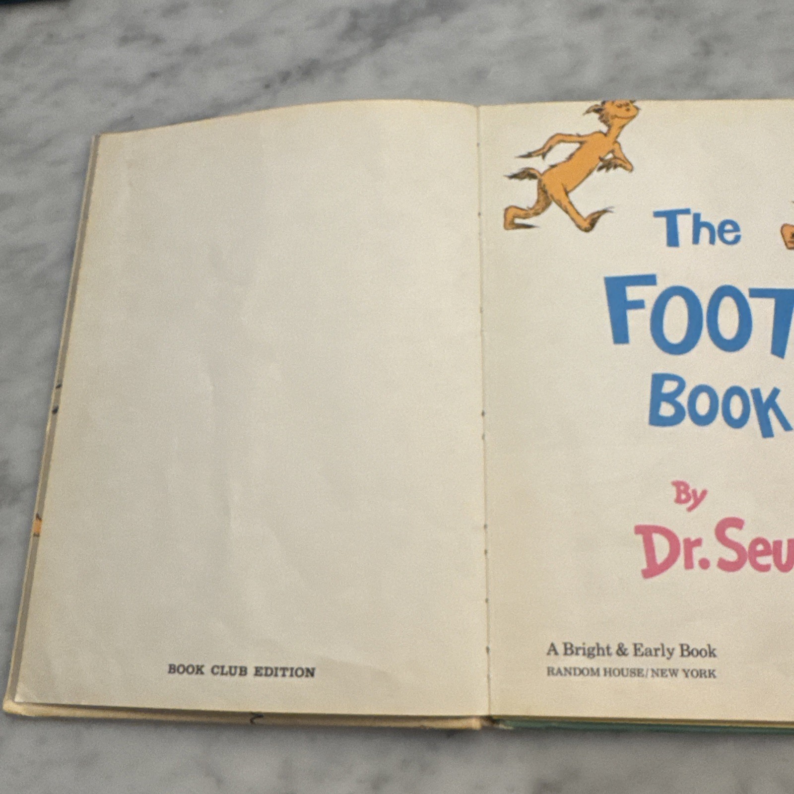 Lot of 4-DR. SUESS Books And to Think That I Saw It on Mulberry Street Hardcover
