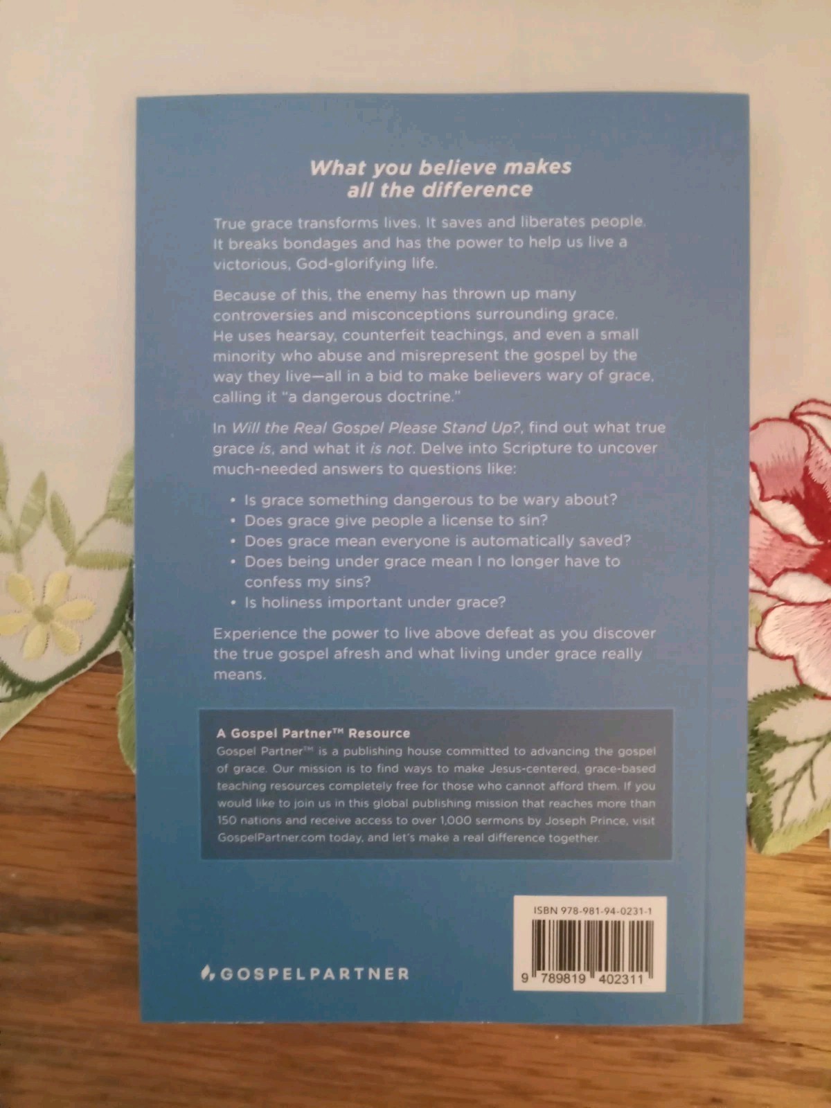 Will The Real Gospel Please Stand Up Joseph Prince Book Paperback Small 2019
