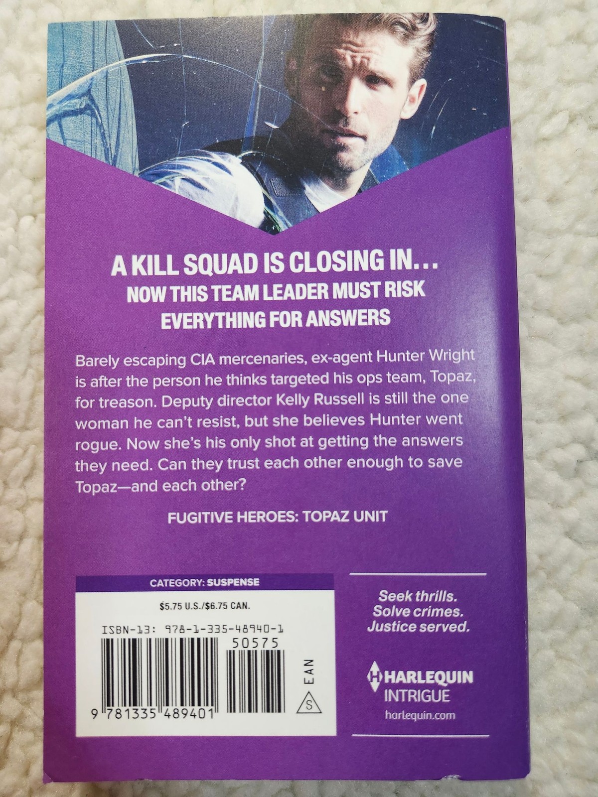 An Operative’s Last Stand by Juno Rushdan Paperback Harlequin Intrigue 2022