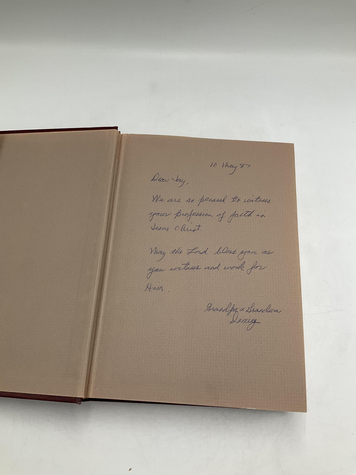 Vintage The Narrated Bible F. Lagard Smith 1984 Hardcover Maroon Signed DJ