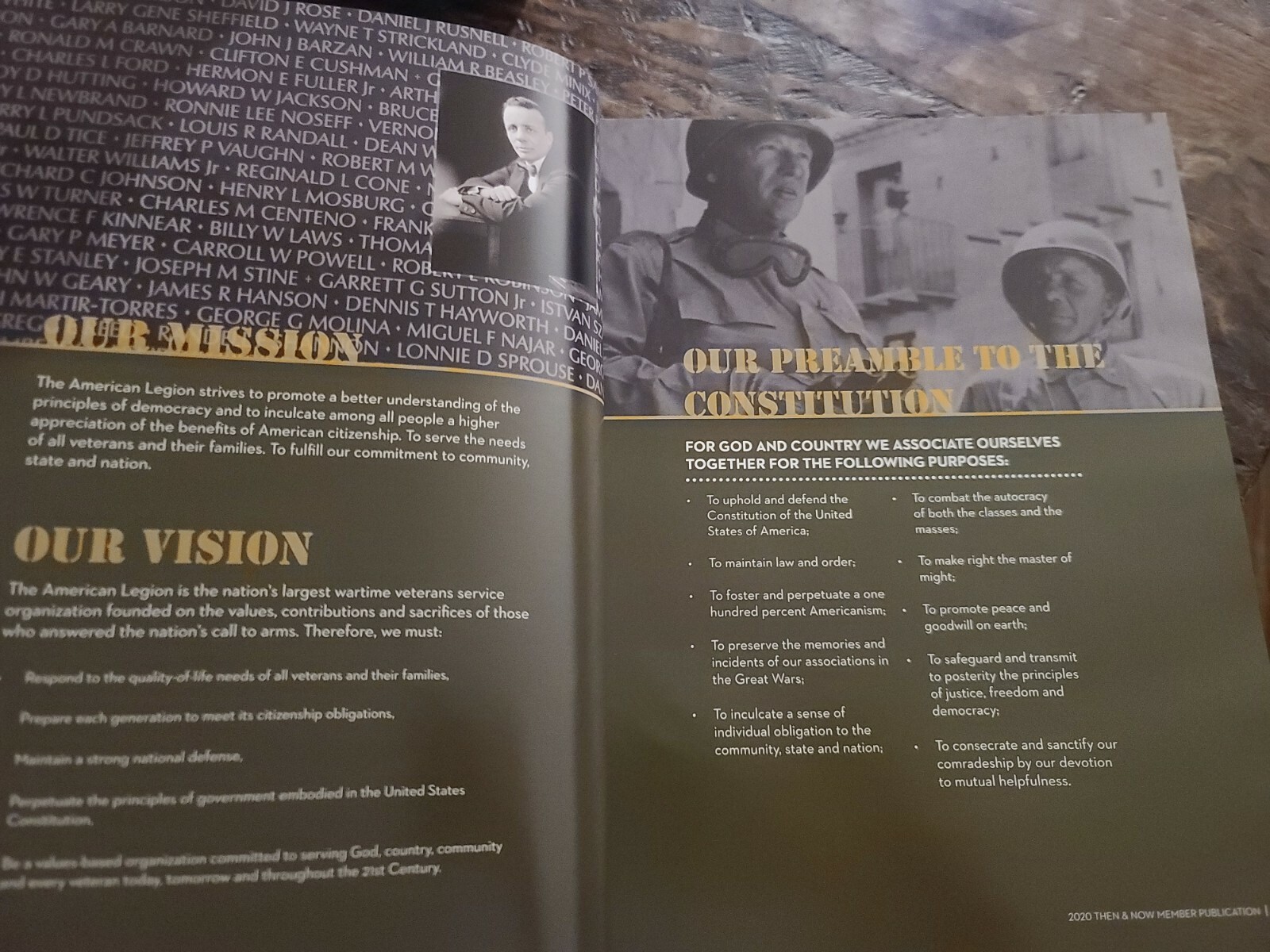 The American Legion Department Of California: 2020 Then & Now Member Publication