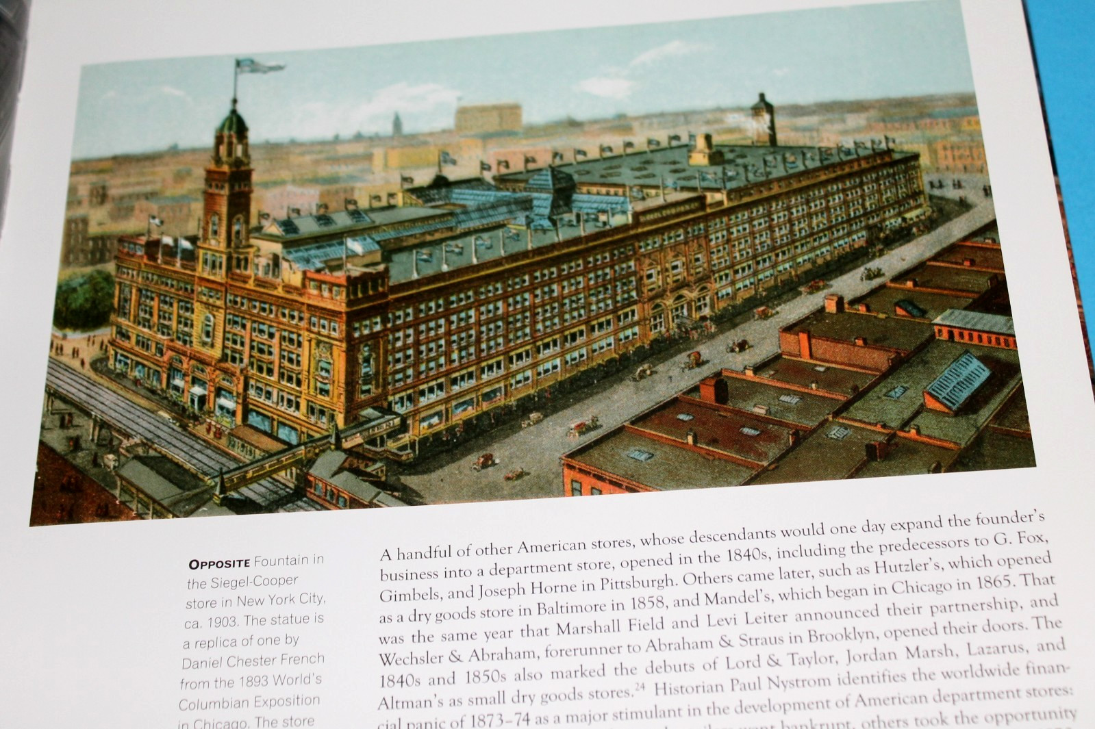 THE WORLD OF DEPARTMENT STORES by Jan Whitaker (2011 HB First Printing)