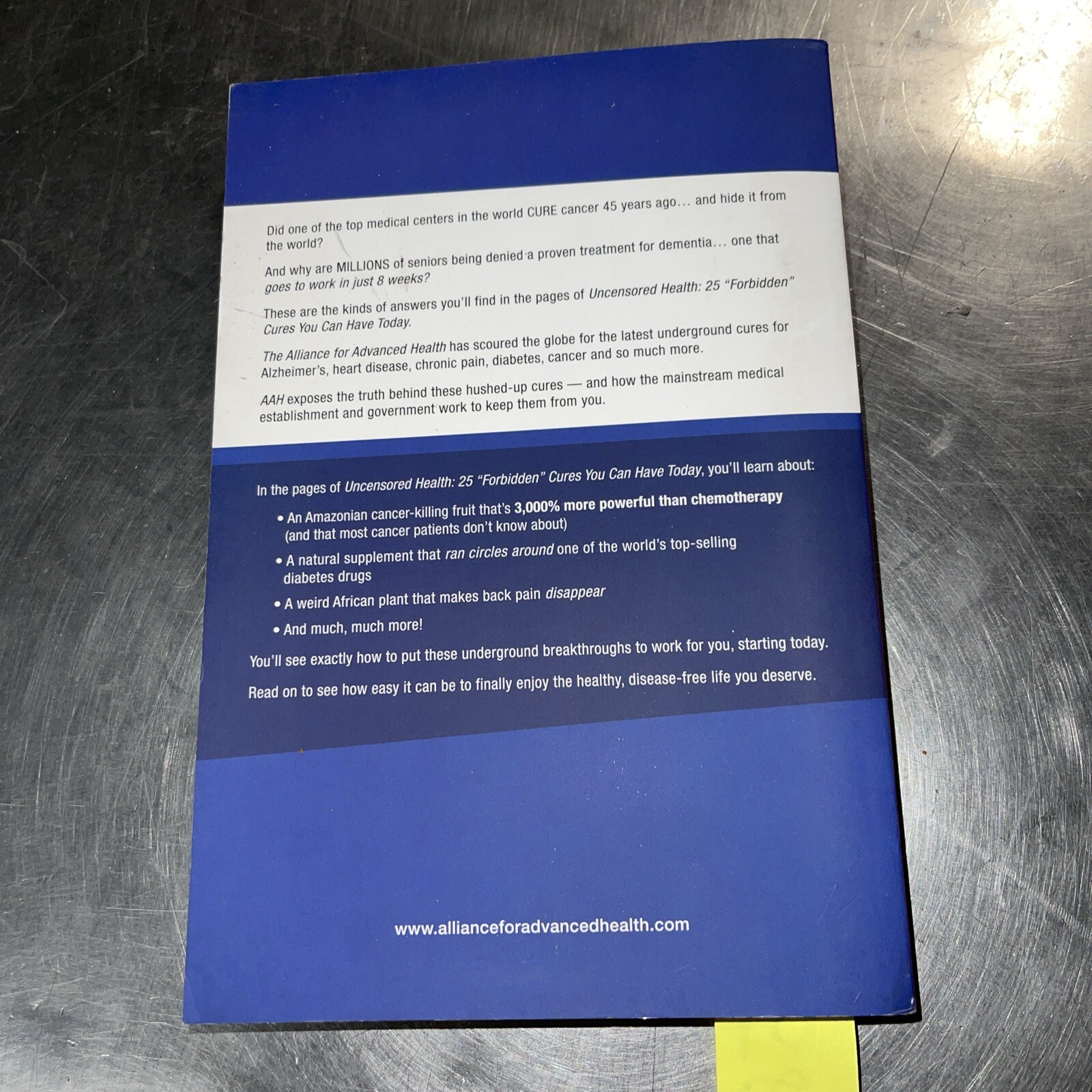 Uncensored Health 25 “Forbidden” Cures You Can Have Today Paperback