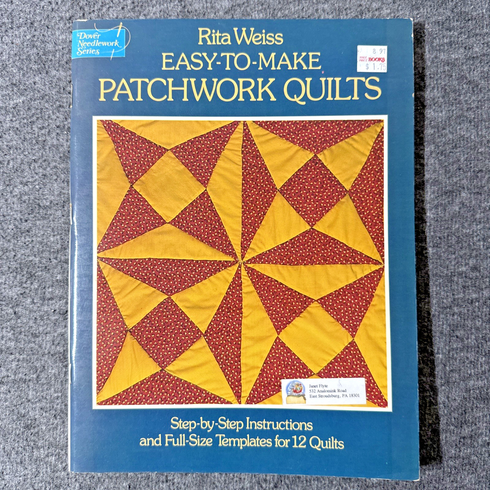 Dover Needlework Series: Crocheting Bedspreads & Patchwork Quilts by Rita Weiss