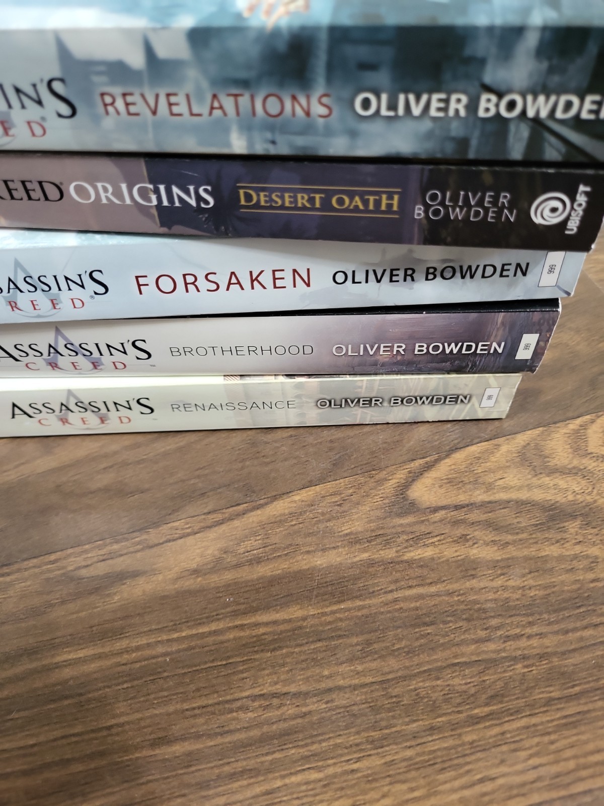 Assassin’s Creed 5-Book Lot Oliver Bowden Ace PB Video Game Fantasy Adventure