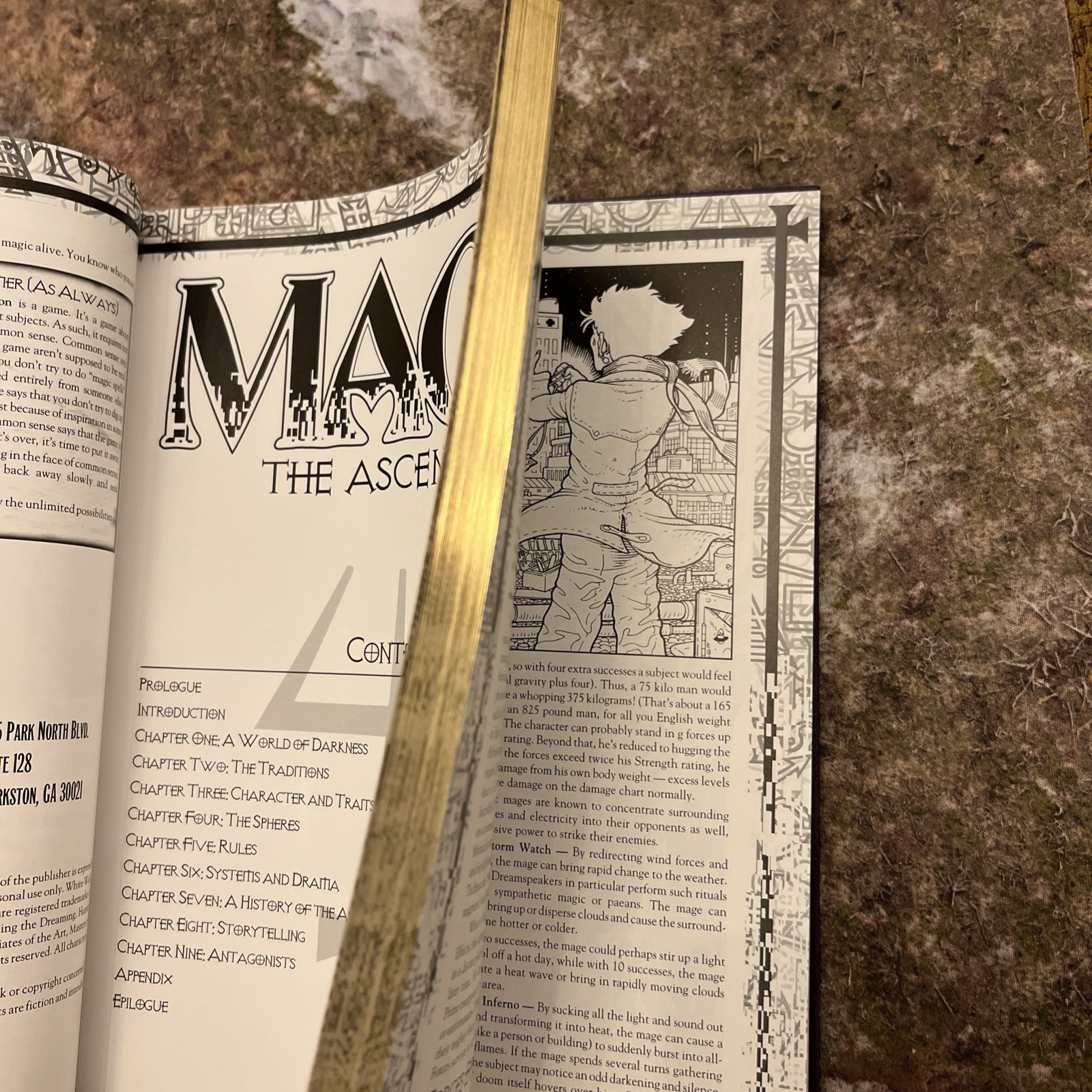 Mage The Ascension Limited Edition Slipcover Rulebook