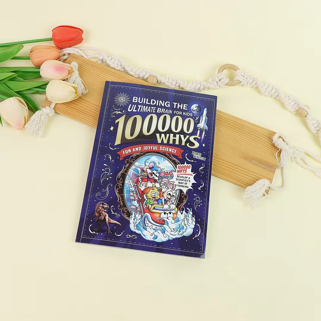 100000 Whys Kids Science Book STEM Early Education Cartoon English Children Lear