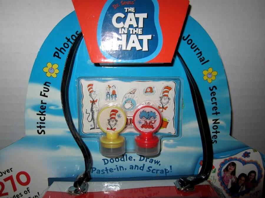 Vintage 2003 Dr Suess The Cat in the Hat Creativity book Journal Rare New