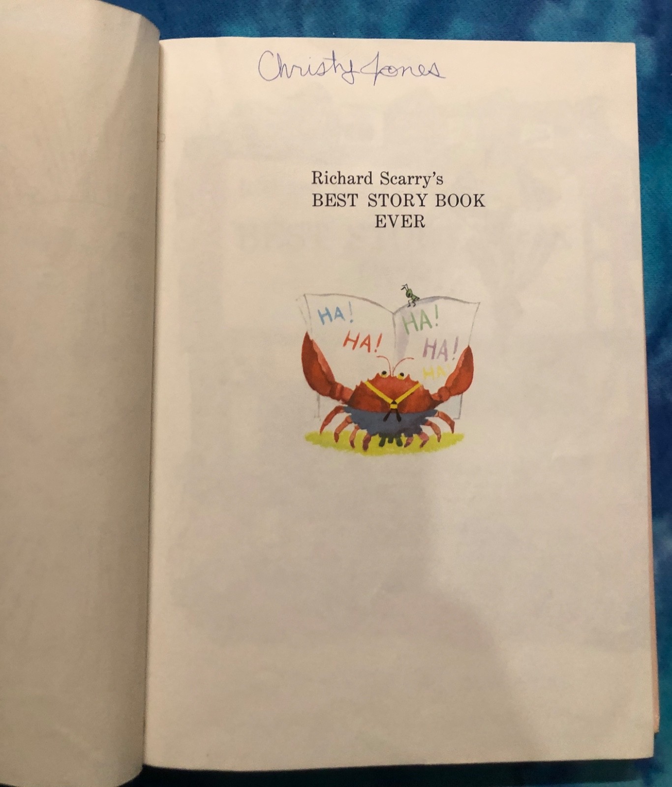 Richard Scarry’s Best Story Book Ever 1968 Golden Press Vintage Children’s Book