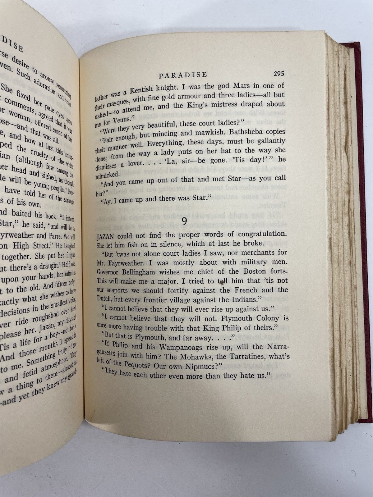Paradise Esther Forbes 1937 Harcourt Brace and Company Hardcover