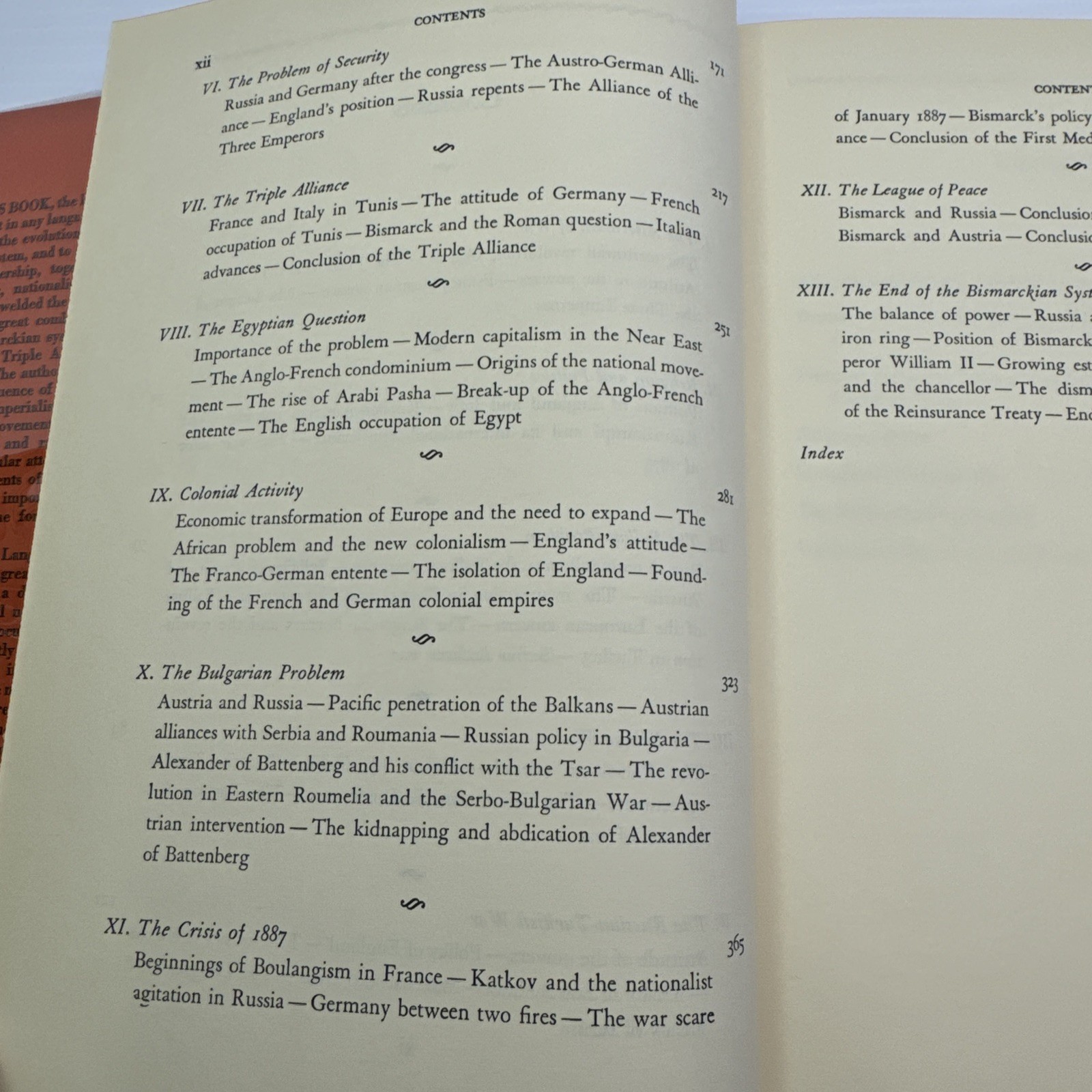 European Alliances and Alignments 1871-1890 William L. Langer HC 1966 Knopf