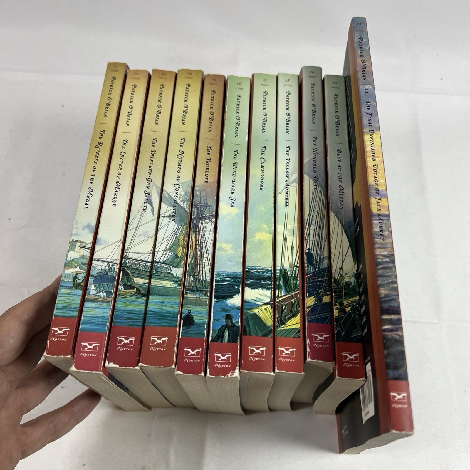 Complete Set Series Lot of 21 Aubrey & Maturin Master Commander Patrick O’Brian