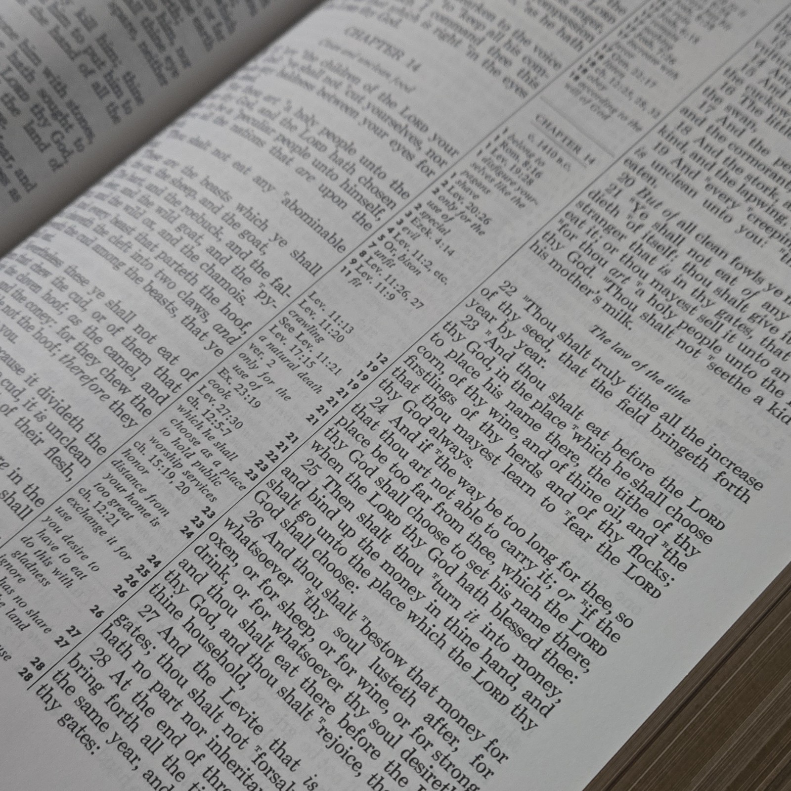 Thomas Nelson Holy Bible KJV Family Reference Edition Hardcover Red Letter