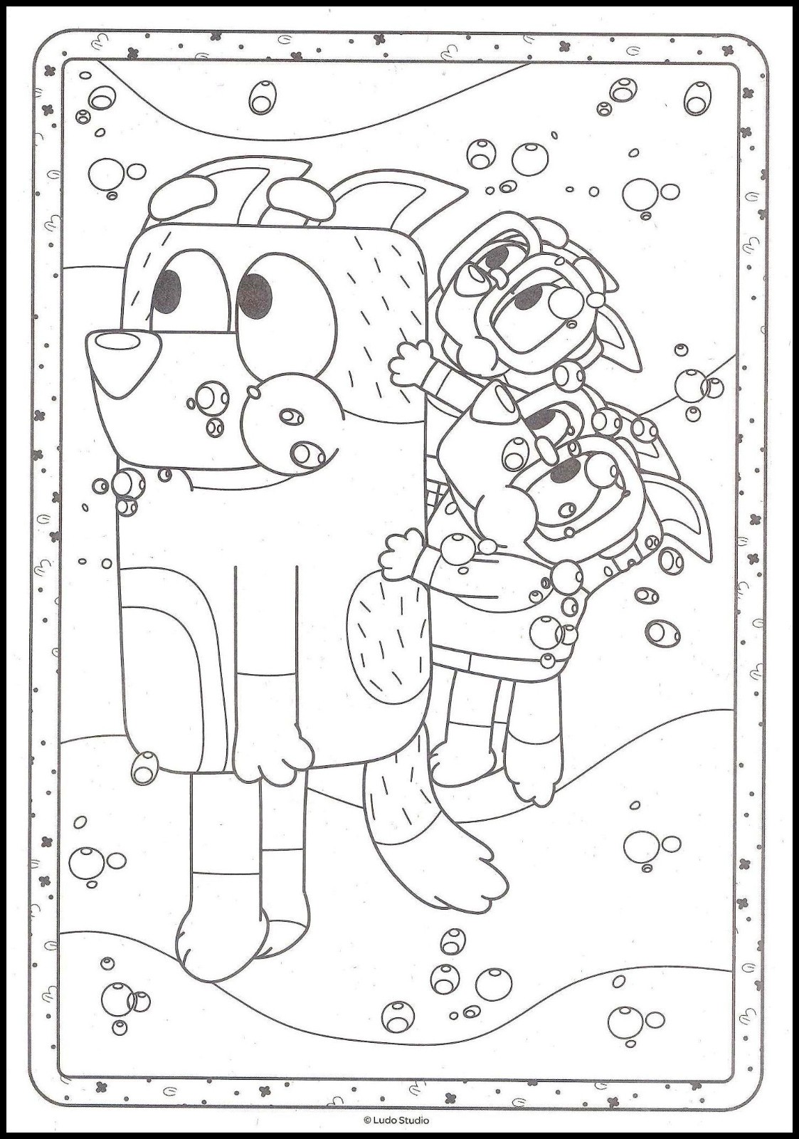 Bluey – Jumbo Coloring And Activity – Book
