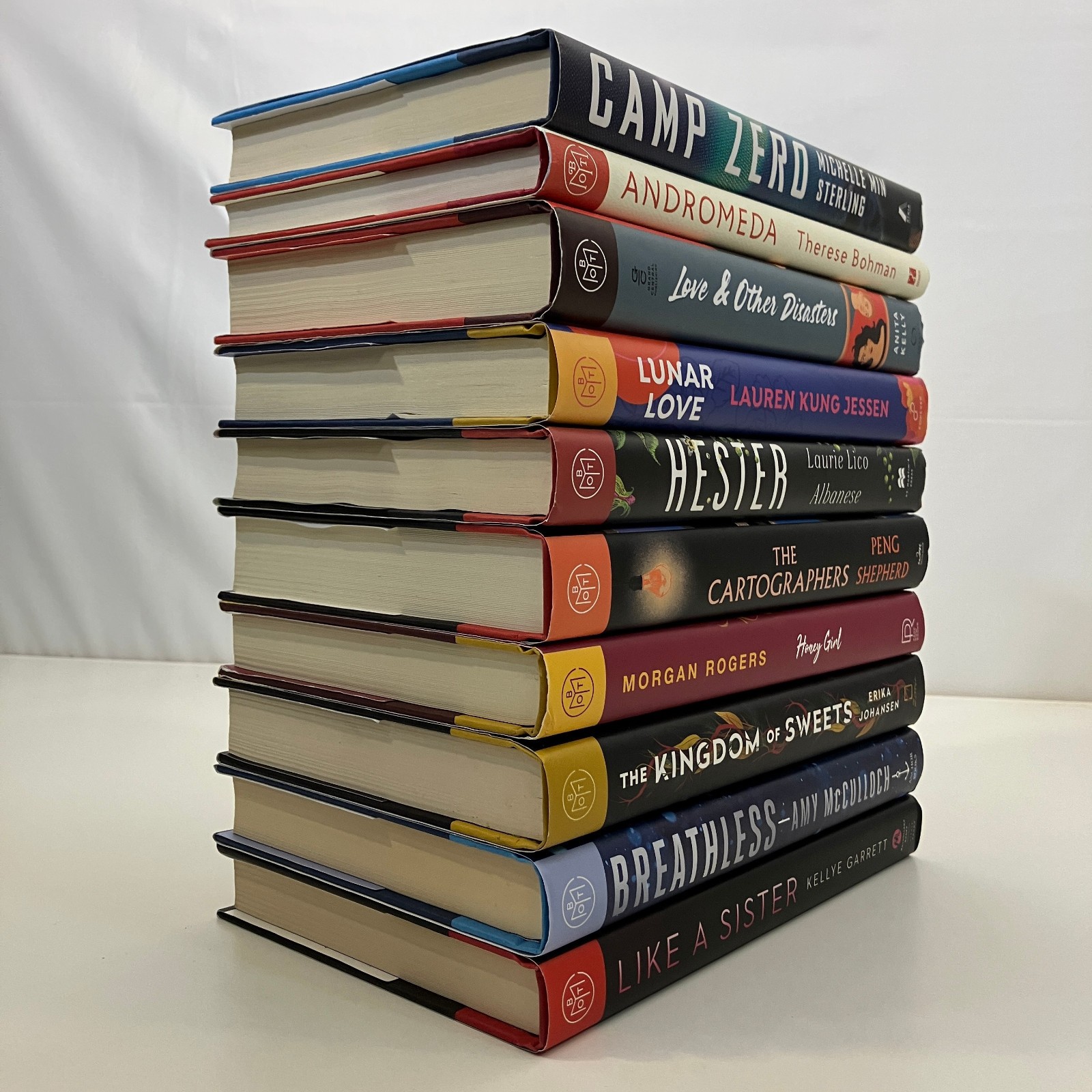 Book of the Month 10 BOTM HCDJ Misc Authors Novels Lot Jessen Bohman Sterling