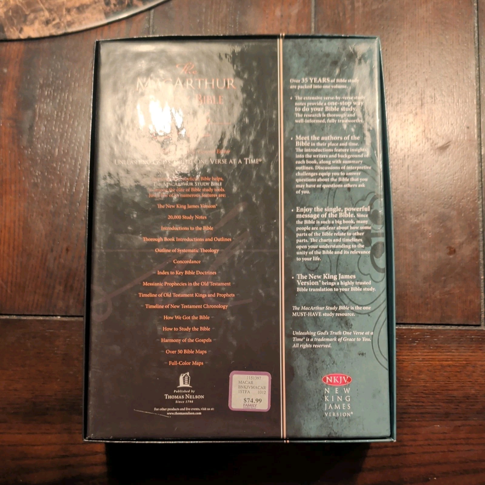 john macarthur study bible nkjv – Leather soft, NIB