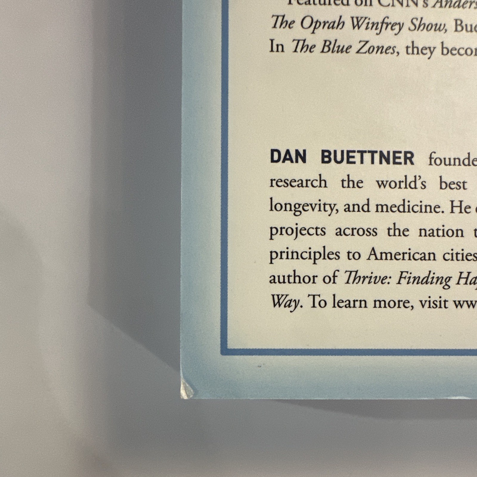 National Geographic The Blue Zones Second Edition by Dan Buettner PB Longevity