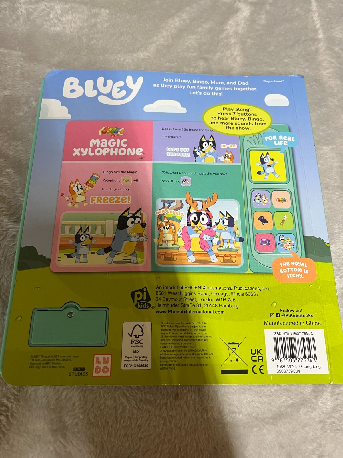 Bluey: Let’s Play Games! Sound Book by Pi Kids: