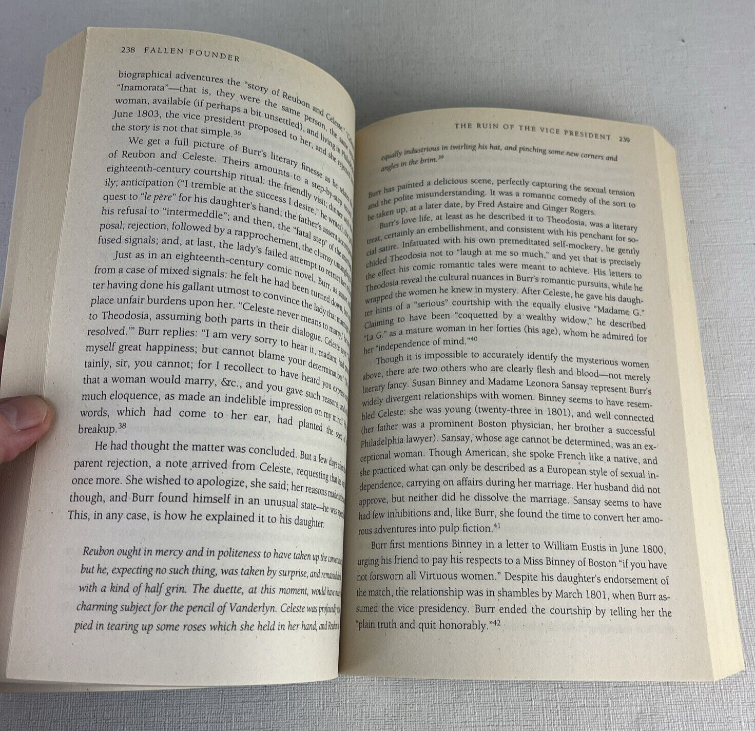 Fallen Founder. The Life of Aaron Burr. By Nancy Isenberg 2007