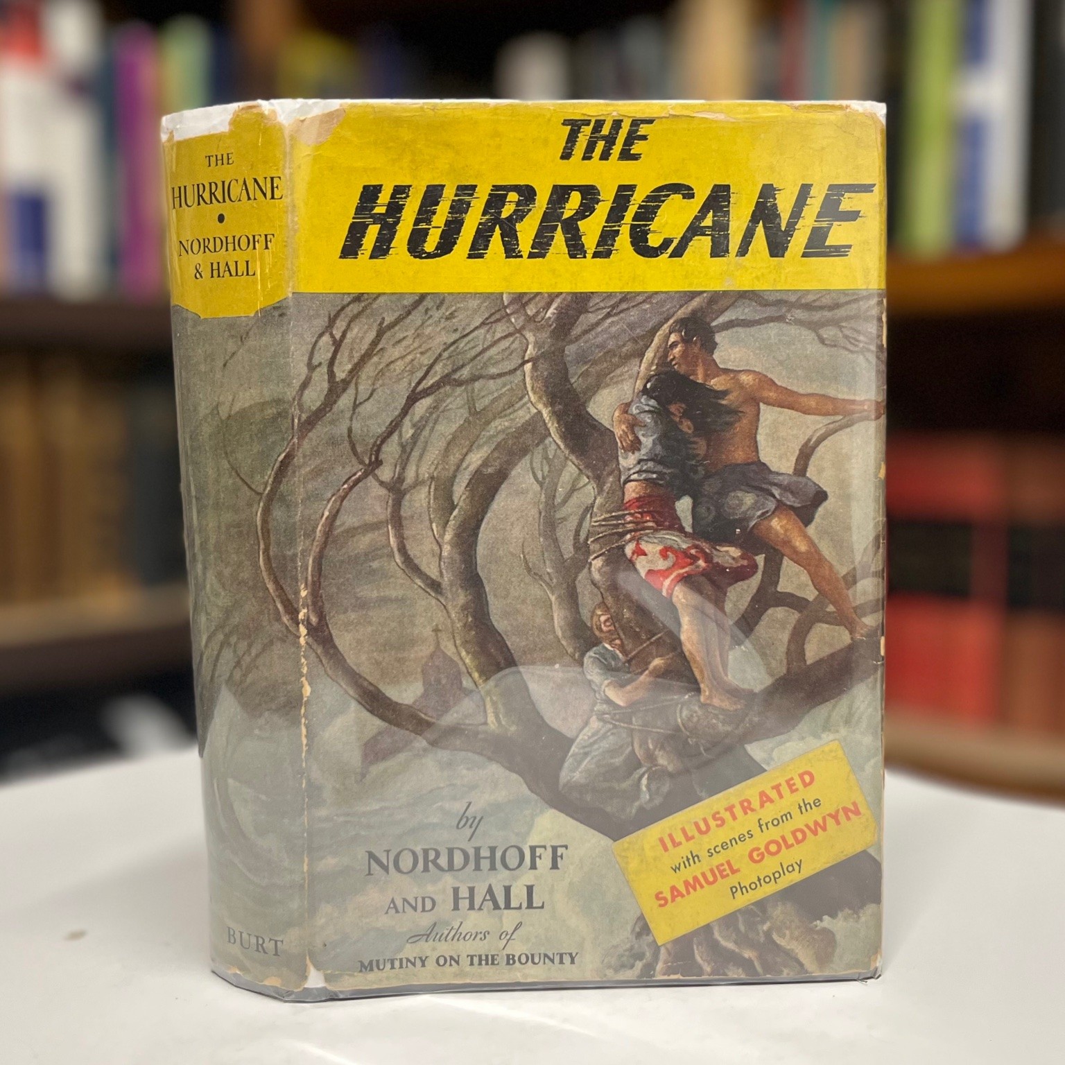 The Hurricane Nordhoff & Hall 1937 Photoplay Edition Blue Ribbon Books