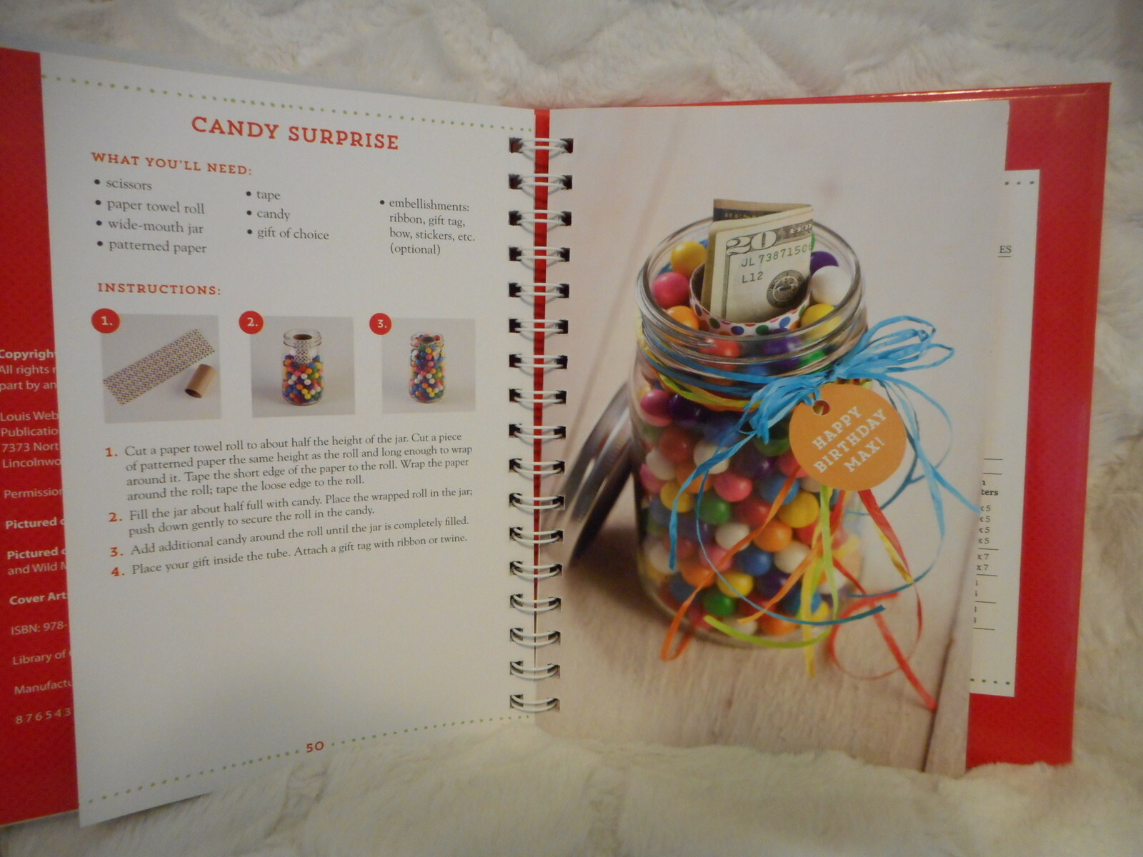 2015 GIFTS FROM A JAR FESTIVE FUN JARS FOR HOLIDAY GIFTS HARDCOVER COOK BOOK NEW
