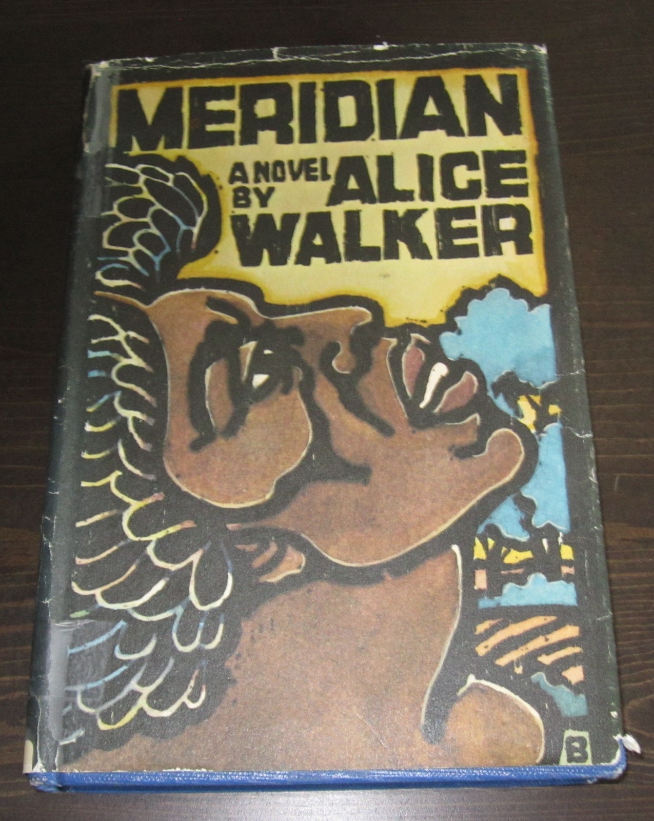 MERIDIAN by Alice Walker 1st hc ed 1976 ex-library with DJ scarce early title