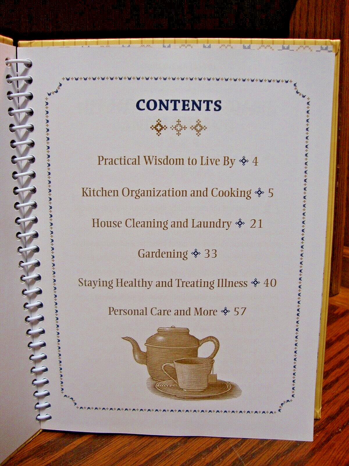 “100s of Amish Hints’ Hardback Spiral Bound Book~by Barbara Duncan 2011 K21