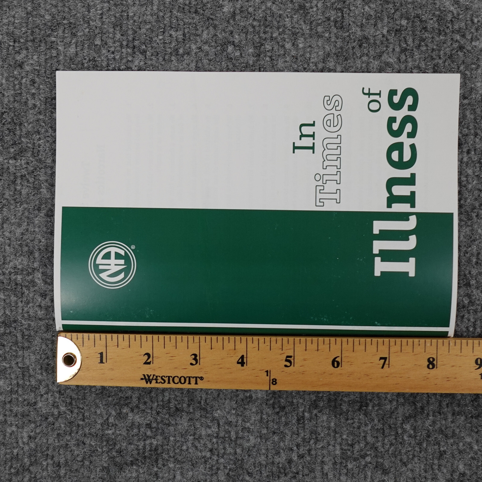 In Times Of Illness Informational Pamphlet 2010 Narcotics Anonymous NA Recovery