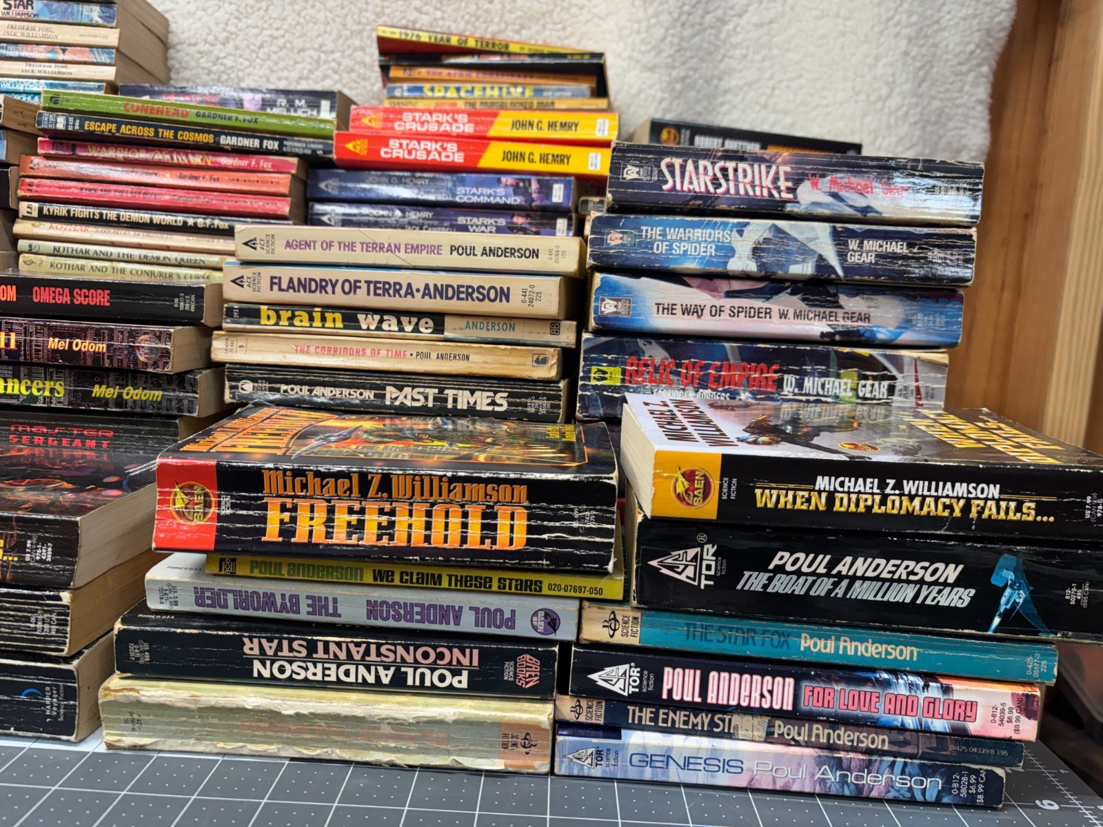 Bulk Science Fiction Fantasy Paperback Books Lot of 25 Different Mostly Vintage