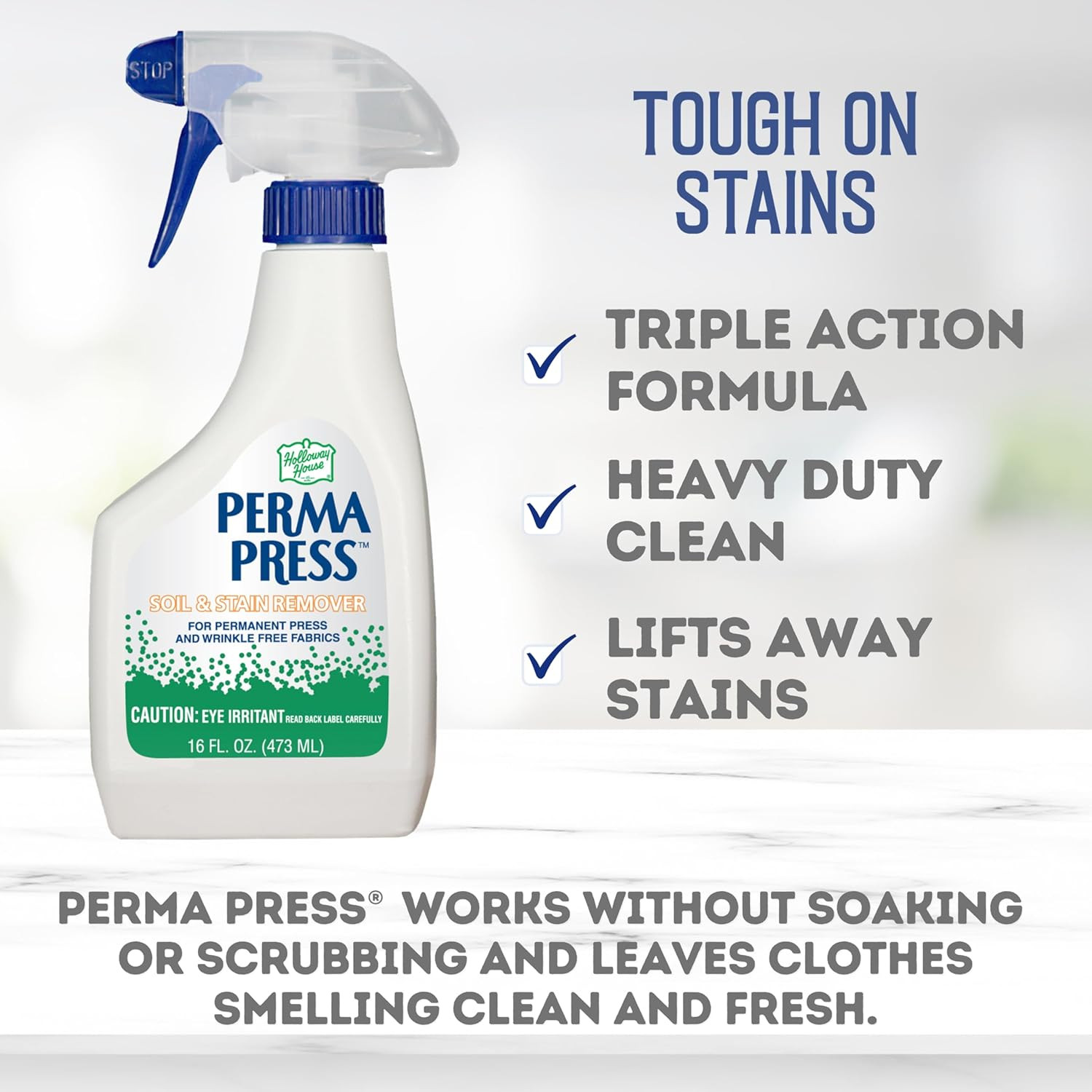Holloway House Perma Press Soil & Stain Remover 16Oz | Formulated for Heavy-Duty