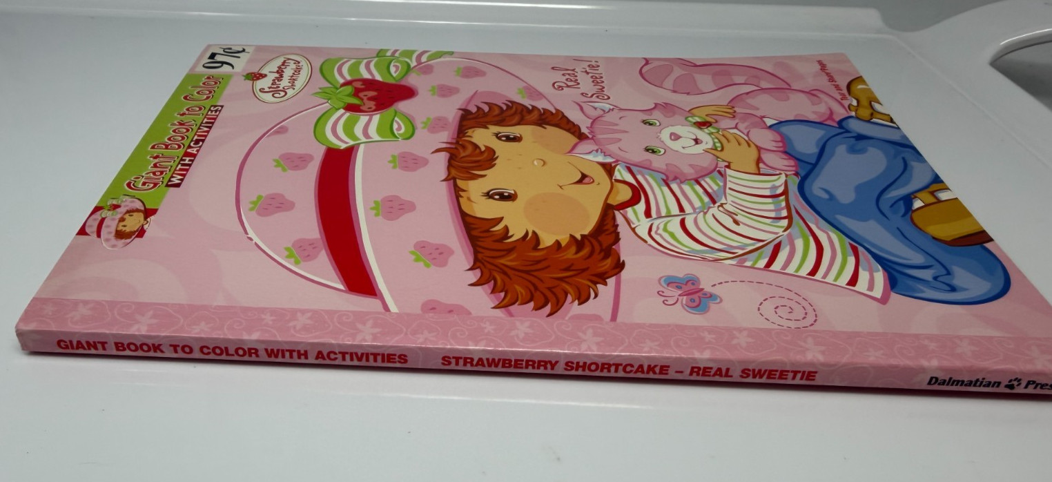 Nice Strawberry Shortcake coloring activity book 2004 .97 cents Dalmatian Press