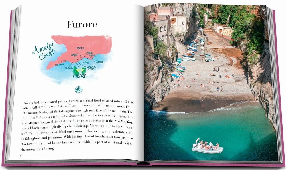 AMALFI COAST ~ NEW ASSOULINE HC – GORGEOUS BOOK ~ UNBELIEVABLE ILLUSTRATIONS