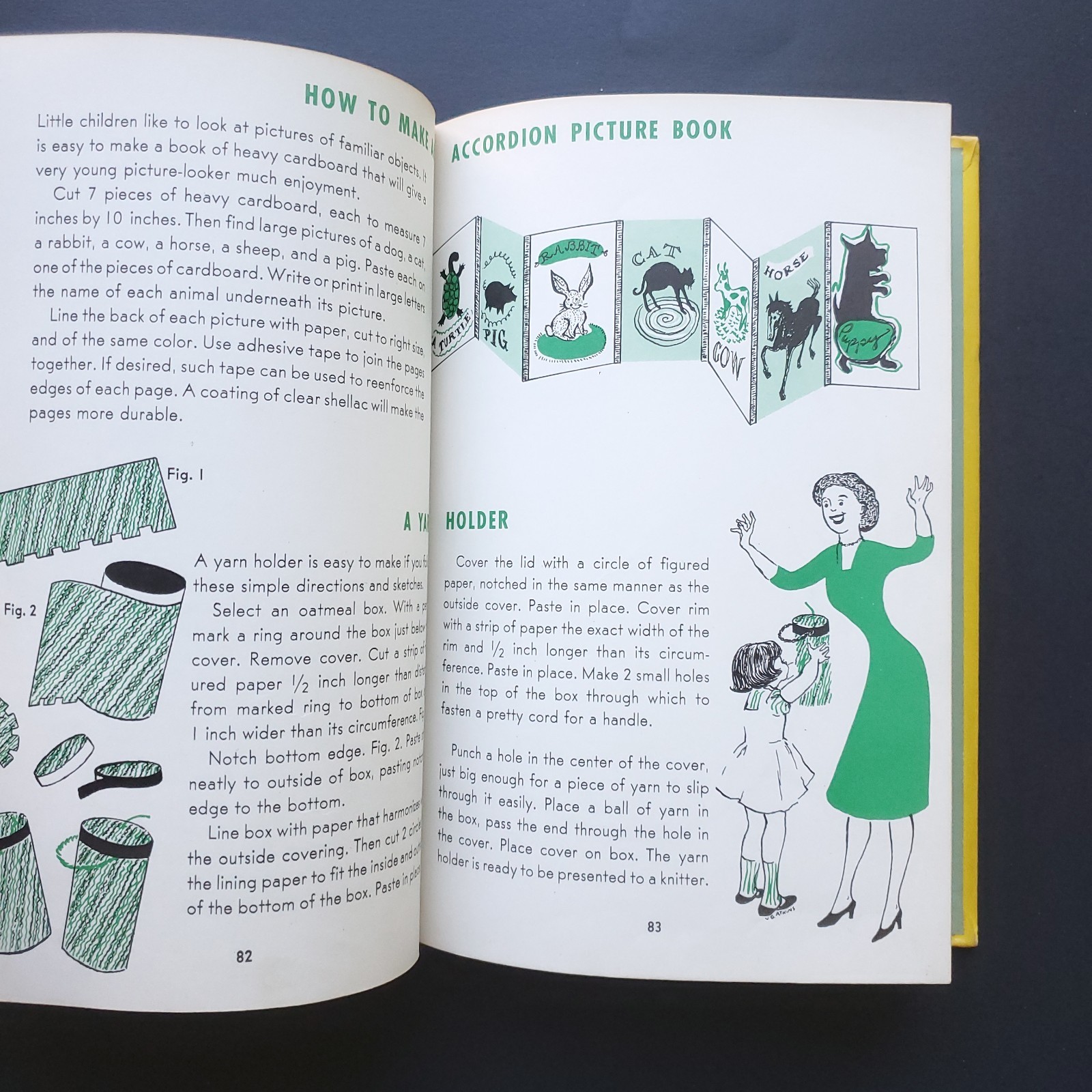Vintage Things To Make And Do Child Horizons Book Art Project Craft Ideas 1962