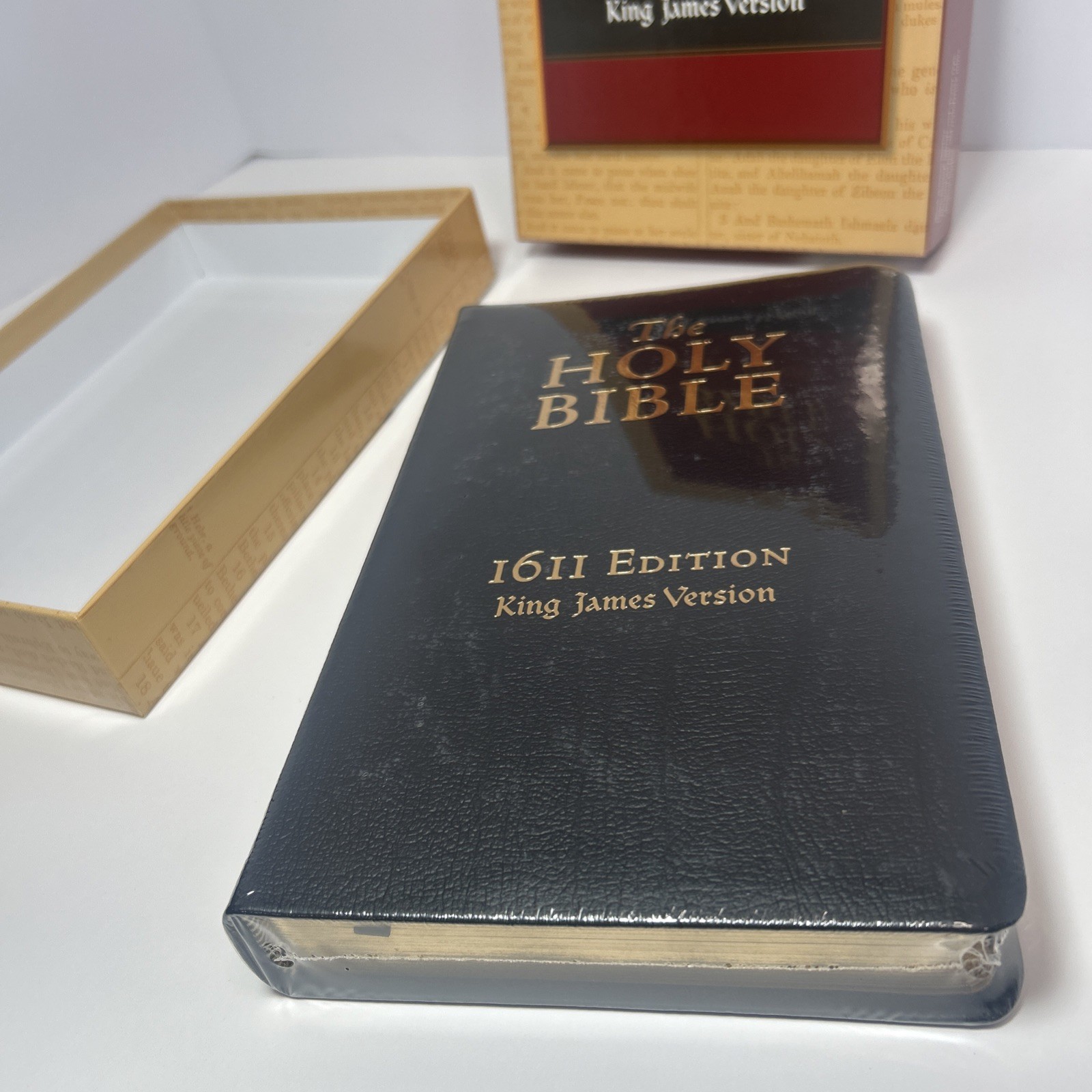The Holy Bible 1611 Edition King James Version Genuine Leather NEW Sealed