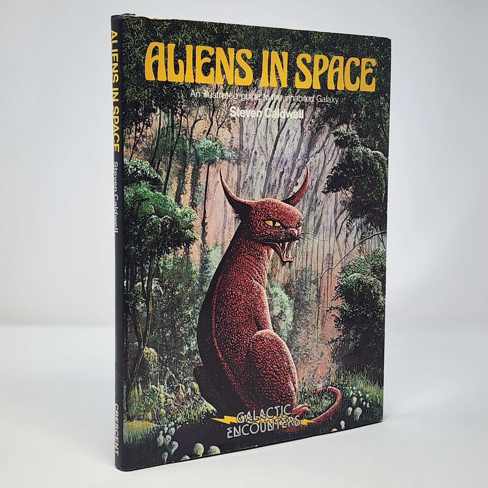 Aliens in Space Steven Caldwell 1979 Hardcover Galactic Encounters Crescent Book