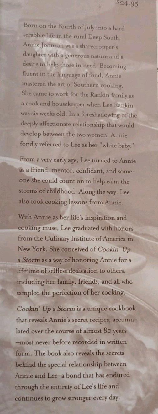*SIGNED* COOKIN’ UP A STORM: THE LIFE AND RECIPES OF ANNIE JOHNSON